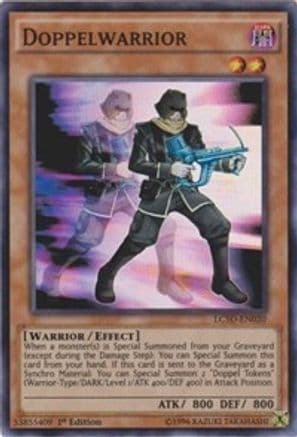 Doppelwarrior — Legendary Collection 5D's Yu-Gi-Oh! card by KAZUKI TAKAHASHI