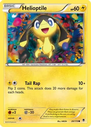 Helioptile (28) — XY - Phantom Forces