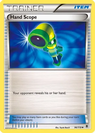 Hand Scope — XY - Phantom Forces Pokémon TCG card by Toyste Beach