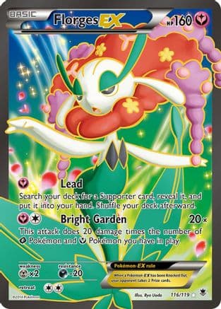 Florges EX (116 Full Art) — XY - Phantom Forces Pokémon TCG card by Ryo Ueda