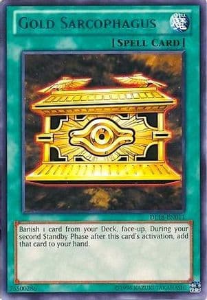 Gold Sarcophagus (Blue) — Duelist League Promo