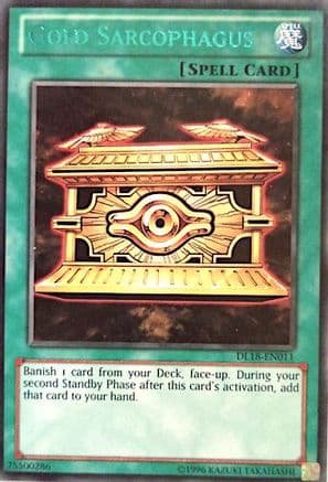 Gold Sarcophagus (Green) — Duelist League Promo