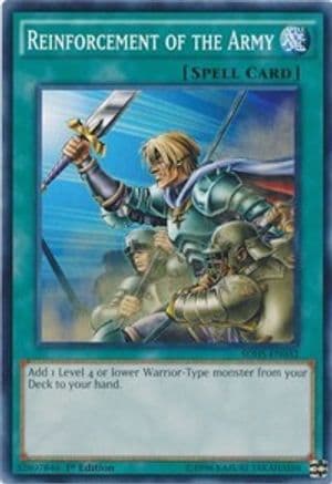 Reinforcement of the Army — Structure Deck: HERO Strike Yu-Gi-Oh! card by Konami