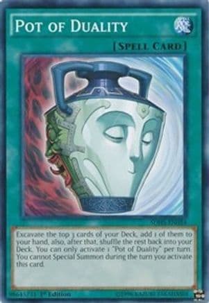 Pot of Duality — Structure Deck: HERO Strike Yu-Gi-Oh! card by KAZUKI TAKAHASHI