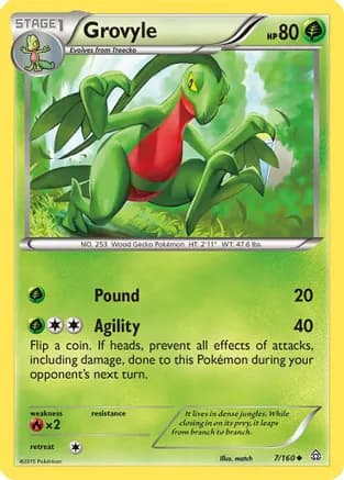 Grovyle — XY - Primal Clash Pokémon TCG card by match
