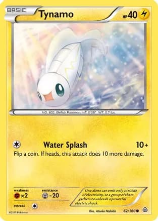 Tynamo — XY - Primal Clash Pokémon TCG card by Atsuko Nishida