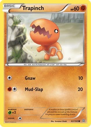 Trapinch — XY - Primal Clash Pokémon TCG card by Suwama Chiaki