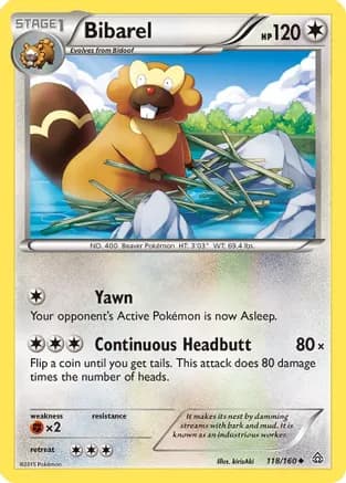 Bibarel — XY - Primal Clash Pokémon TCG card by kirisAki