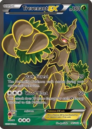 Trevenant EX (145 Full Art) — XY - Primal Clash