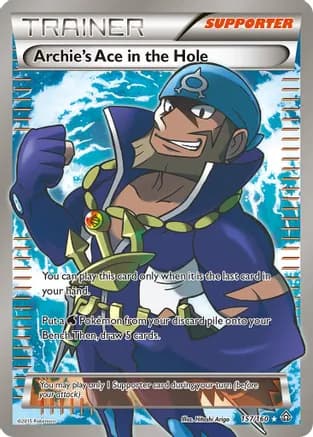 Archie's Ace in the Hole (157 Full Art) — XY - Primal Clash