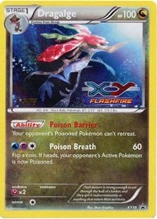 Dragalge - XY10 (Prerelease) [Staff] — XY Promos Pokémon TCG card by Shin Nagasawa