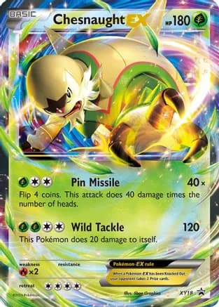 Chesnaught EX - XY18 — XY Promos