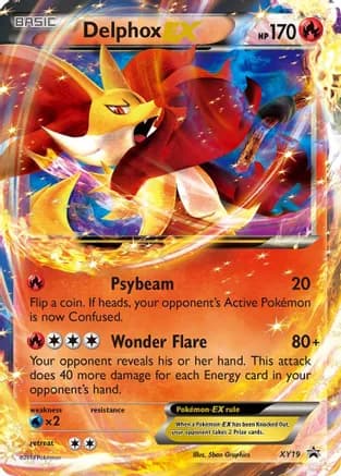 Delphox EX - XY19 — XY Promos