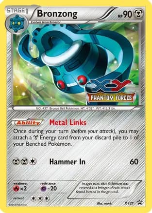 Bronzong - XY21 (Prerelease) — XY Promos