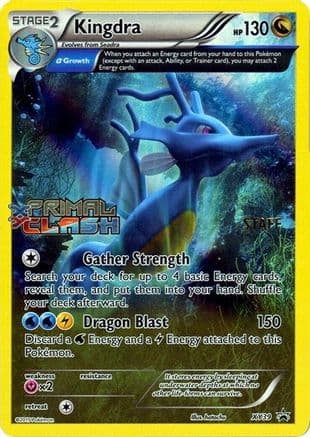 Kingdra - XY39 (Prerelease) [Staff] — XY Promos Pokémon TCG card by Hitoshi Ariga