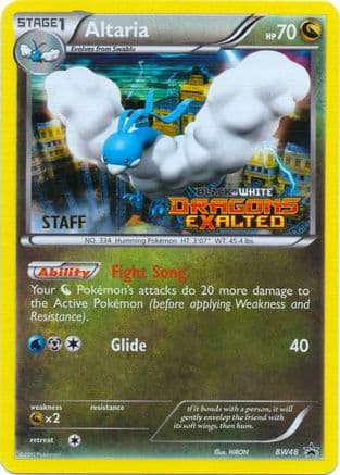 Altaria - BW48 (Prerelease) [Staff] — Black and White Promos Pokémon TCG card by HIRON