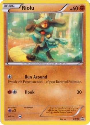 Riolu - BW33 — Black and White Promos Pokémon TCG card by sui