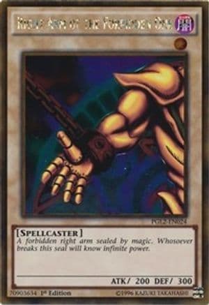 Right Arm of the Forbidden One — Yu-Gi-Oh! card