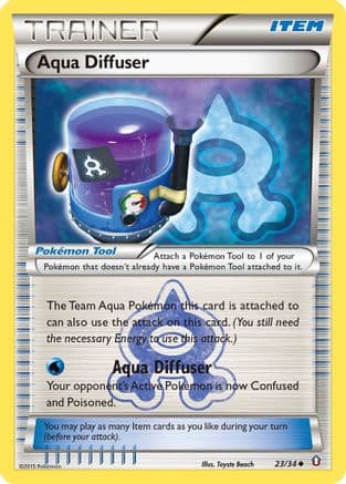 Aqua Diffuser — Double Crisis Pokémon TCG card by Toyste Beach