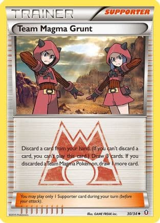 Team Magma Grunt — Double Crisis Pokémon TCG card by GAME FREAK inc.
