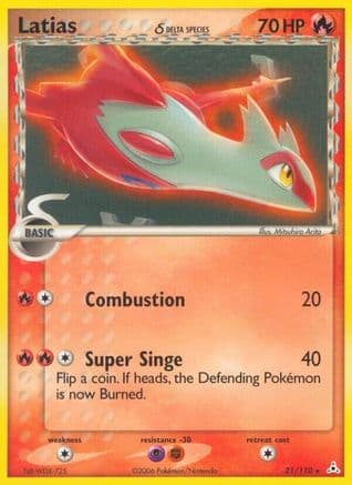Latias - 21/110 — Deck Exclusives Pokémon TCG card by Mitsuhiro Arita
