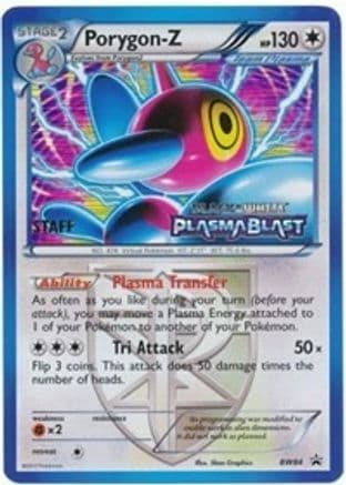 Porygon-Z (Team Plasma) - BW84 (Prerelease) [Staff] — Black and White Promos Pokémon TCG card by Ryo Ueda