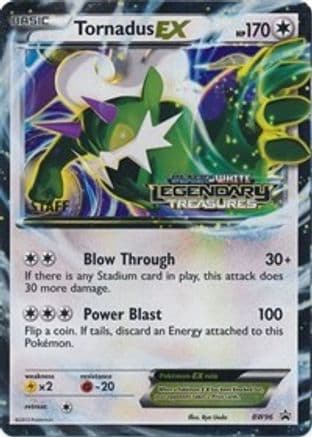 Tornadus EX - BW96 (Prerelease) [Staff] — Black and White Promos Pokémon TCG card by Ryo Ueda
