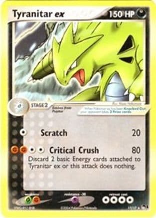 Tyranitar ex (Non-Holo) — POP Series 1