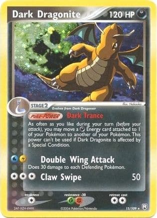 Dark Dragonite - 15/109 (EX Team Rocket Returns) — Deck Exclusives Pokémon TCG card by Mitsuhiro Arita