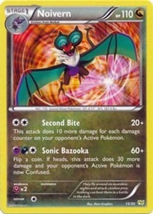 Noivern (#13 - Non-Holo) — XY Trainer Kit: Sylveon & Noivern Pokémon TCG card by Ryo Ueda