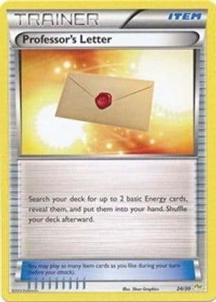 Professor's Letter (Noivern) — XY Trainer Kit: Sylveon & Noivern