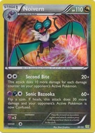 Noivern (#30 - Holo) — XY Trainer Kit: Sylveon & Noivern Pokémon TCG card by Shin Graphics