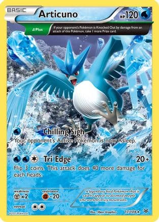 Articuno (17 Delta) — XY - Roaring Skies Pokémon TCG card by Sbon Graphics