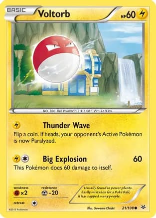Voltorb — XY - Roaring Skies