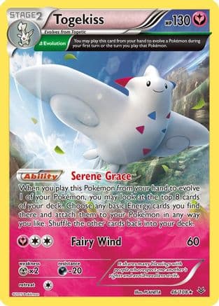 Togekiss (46 Delta) — XY - Roaring Skies Pokémon TCG card by PLANETA