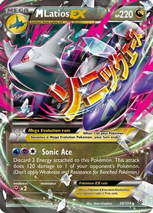 M Latios EX — XY - Roaring Skies Pokémon TCG card by Sban Graphics