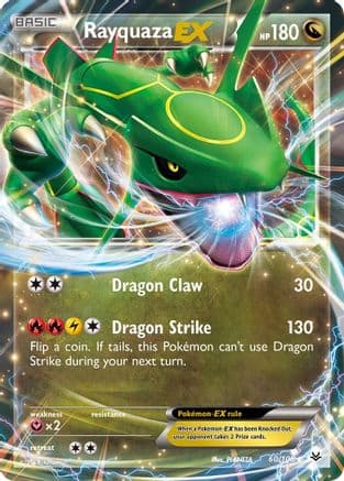 Rayquaza EX (60) — XY - Roaring Skies Pokémon TCG card by PLANETA
