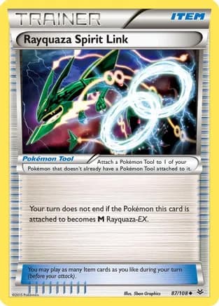 Rayquaza Spirit Link — XY - Roaring Skies