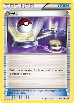 Switch — XY - Roaring Skies Pokémon TCG card by 5ban Graphics