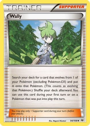 Wally — XY - Roaring Skies Pokémon TCG card by Megumi Mizutani