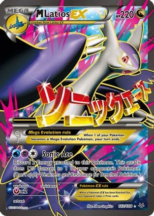 M Latios EX (102 Full Art) — Pokémon TCG card