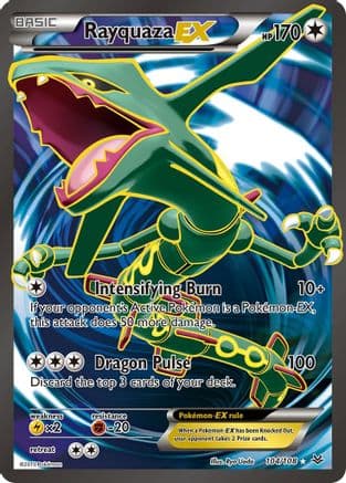 Rayquaza EX (104 Full Art) — Pokémon TCG card