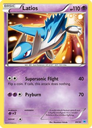 Latios (#30 Holo) — Pokémon TCG card