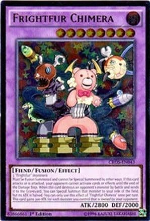 Frightfur Chimera (UTR) — Crossed Souls Yu-Gi-Oh! card by KAZUKI TAKAHASHI