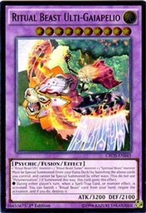 Ritual Beast Ulti-Gaiapelio (UTR) — Crossed Souls