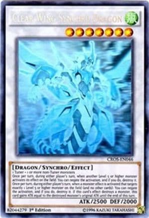 Clear Wing Synchro Dragon (Ghost Rare) — Yu-Gi-Oh! card
