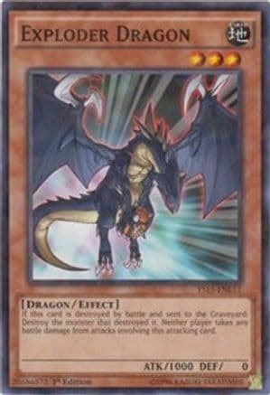 Exploder Dragon (Shatterfoil) — Yu-Gi-Oh! card