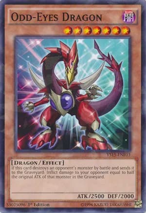 Odd-Eyes Dragon (Shatterfoil) — Starter Deck: Saber Force