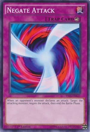 Negate Attack — Starter Deck: Saber Force Yu-Gi-Oh! card by KAZUKI TAKAHASHI