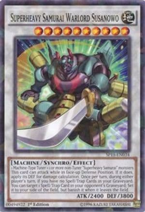 Superheavy Samurai Warlord Susanowo (Shatterfoil) — Star Pack ARC-V Yu-Gi-Oh! card by KAZUKI TAKAHASHI